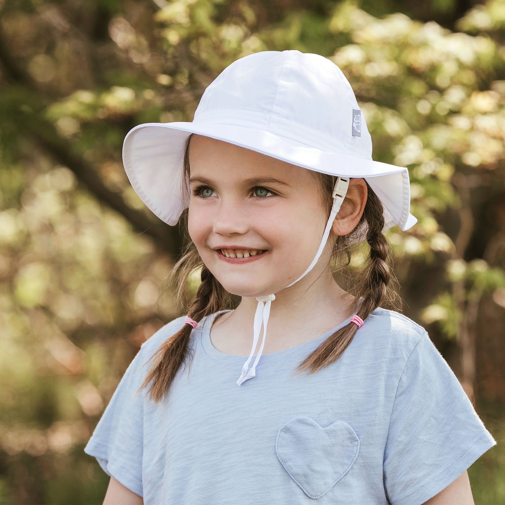 Chapeau soleil ajustable en coton, Jan & Jul, Narval – Douceurs et petits poids