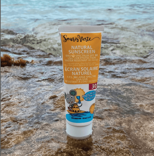 Écran solaire naturel - Familleonthego