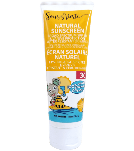 Écran solaire naturel - Familleonthego