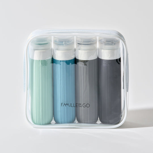 Ensemble de bouteilles de voyage - Familleonthego