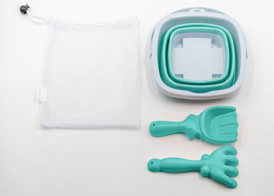 Ensemble jeux de plage compact - Familleonthego