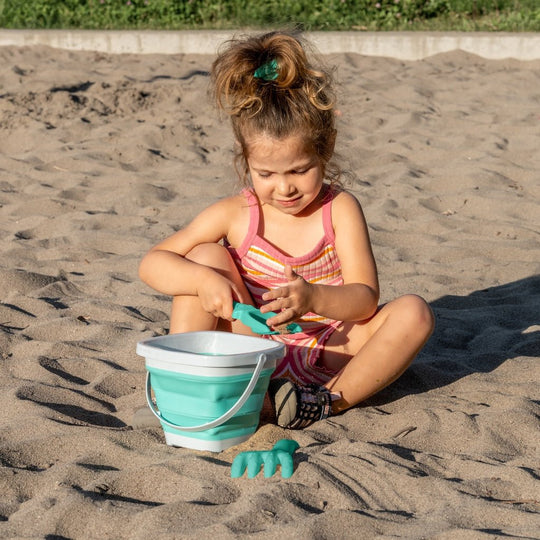 Ensemble jeux de plage compact - Familleonthego