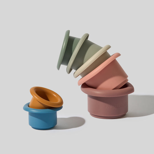 Jeux empilables en silicone - Familleonthego