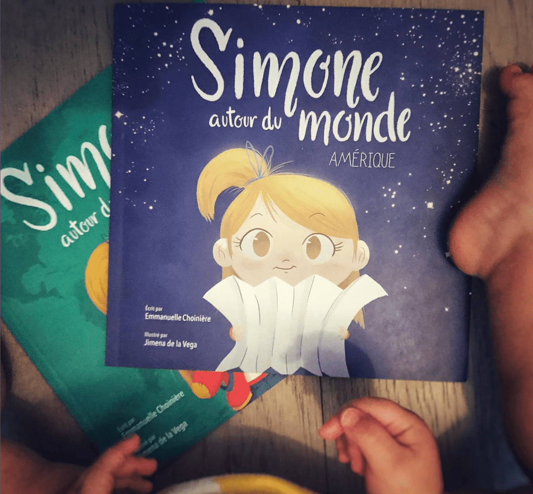 Livre Simone autour du monde - Amérique - Familleonthego